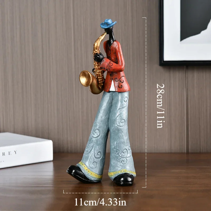 Abstract Musician Resin Statue
