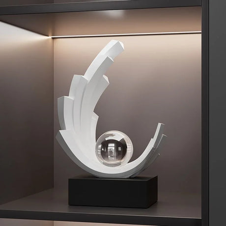 1pc estatueta colecionável, luz de luxo suave decoração casa sala estar entrada armário vinho tv gabinete decoração housewarming abertura presente