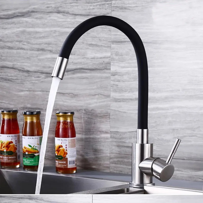 Flexible Stainless Steel Kitchen Faucet