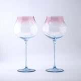 Elegant Gradient Wine Glass Set