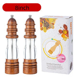 Elegant Wooden Spice Grinder Set