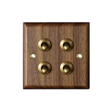 Vintage Brass Toggle Light Switch