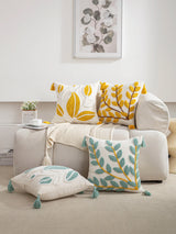 Capas de almofada luxuosas para casa com padrões de plantas de salgueiro fresco, adequadas para quartos, salas de estar e sofás.