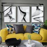 Abstract Black & White Canvas Prints
