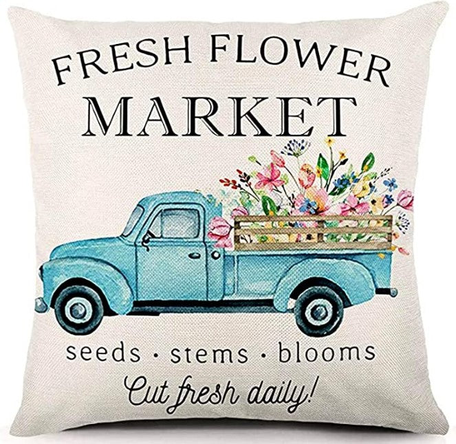 Spring Fresh Floral Cushion Covers – 45 × 45cm