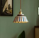 Ronja Hand-Painted Ceramic Pendant Light