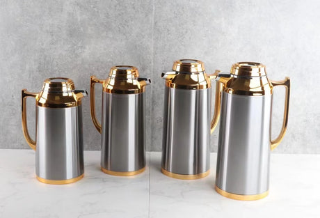 1.0 l/1.3 l/1.6 l/1.9 qualidade elevada venda quente personalizado dubai arábia saudita ouro quente vácuo árabe pote thermos fabricante