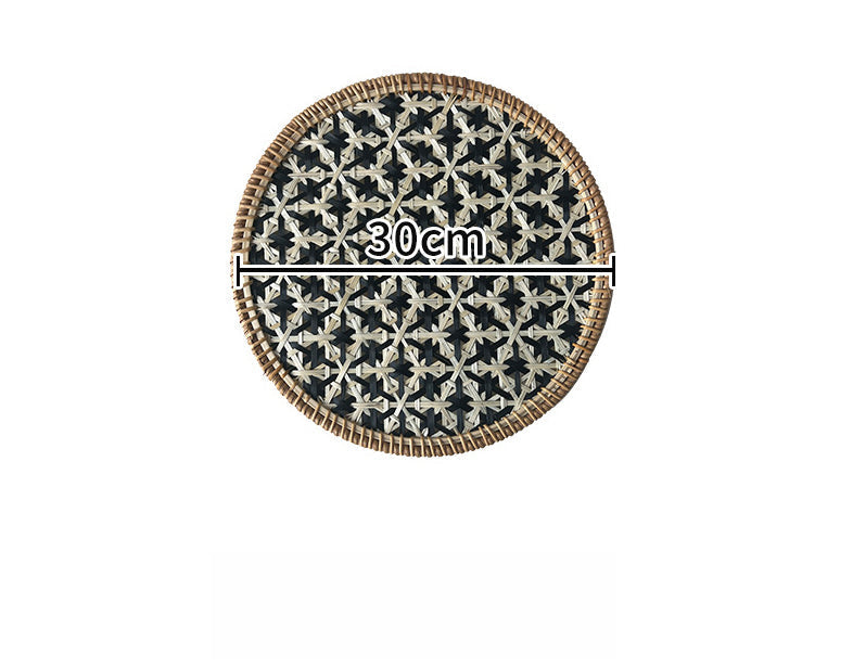 Natural Rattan Woven Placemats – 30cm