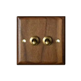 Vintage Brass Toggle Light Switch