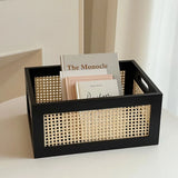 Retro Wooden Storage Basket