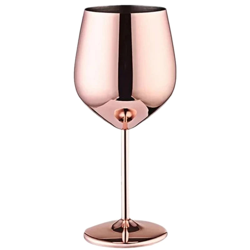 Elegant Stainless Steel Wine Goblet