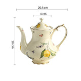Lemon Blossom Ceramic Tea Set
