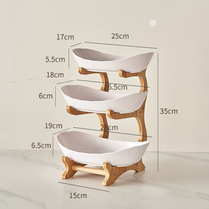 Nordic Tiered Fruit & Serving Bowl