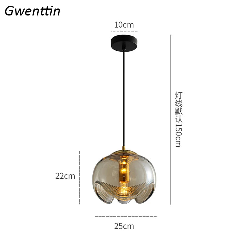 Glass Pendant Light