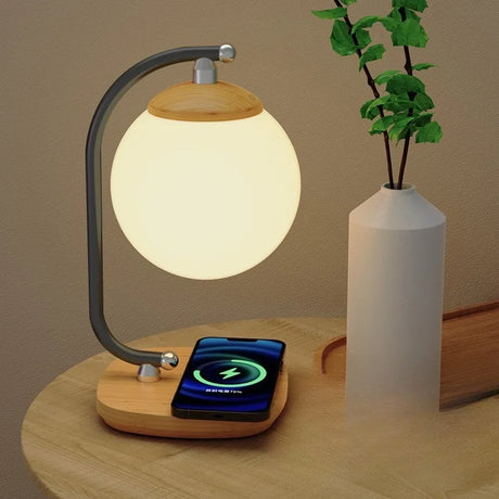 Presente criativo lâmpada de mesa led carregamento sem fio colorido lua luz olho-cuidado lâmpada de leitura para estudantes estudo dormitório quarto casa