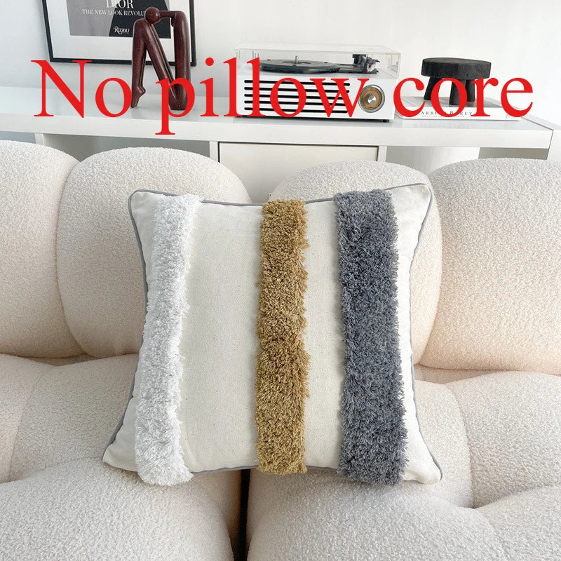 Boho Chic Cotton Linen Cushion Covers