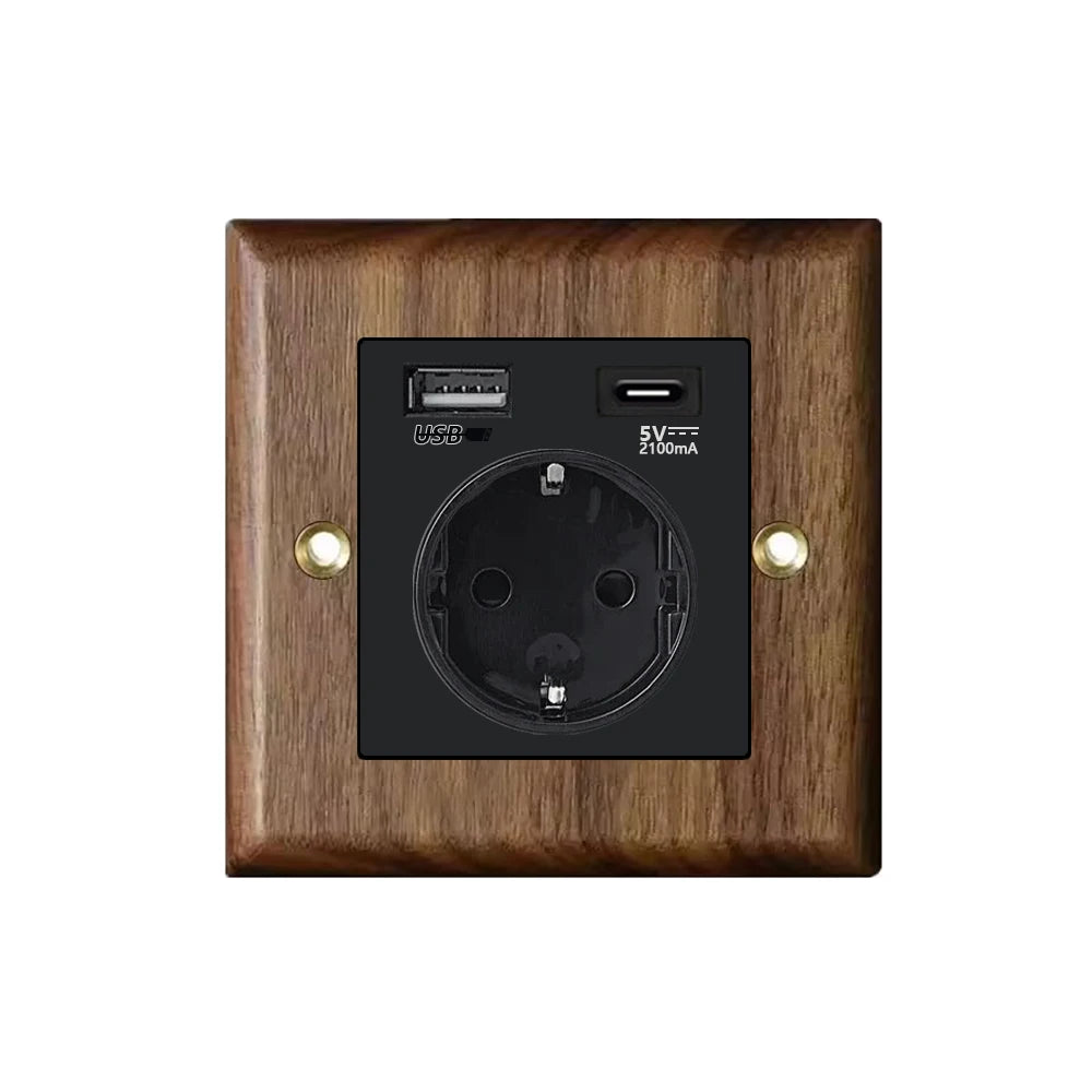 Vintage Brass Toggle Light Switch