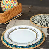 Natural Rattan Woven Placemats – 30cm