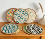 Natural Rattan Woven Placemats – 30cm