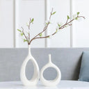 Nordic Ceramic Flower Vase White