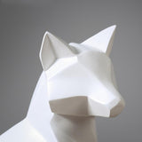 Lumi Geometric Fox Sculpture