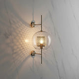 Modern Glass Bathroom Wall Light