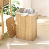 Bamboo Laundry Basket with Lid – 60cm