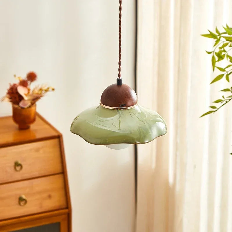Green Ceramic Pendant Light