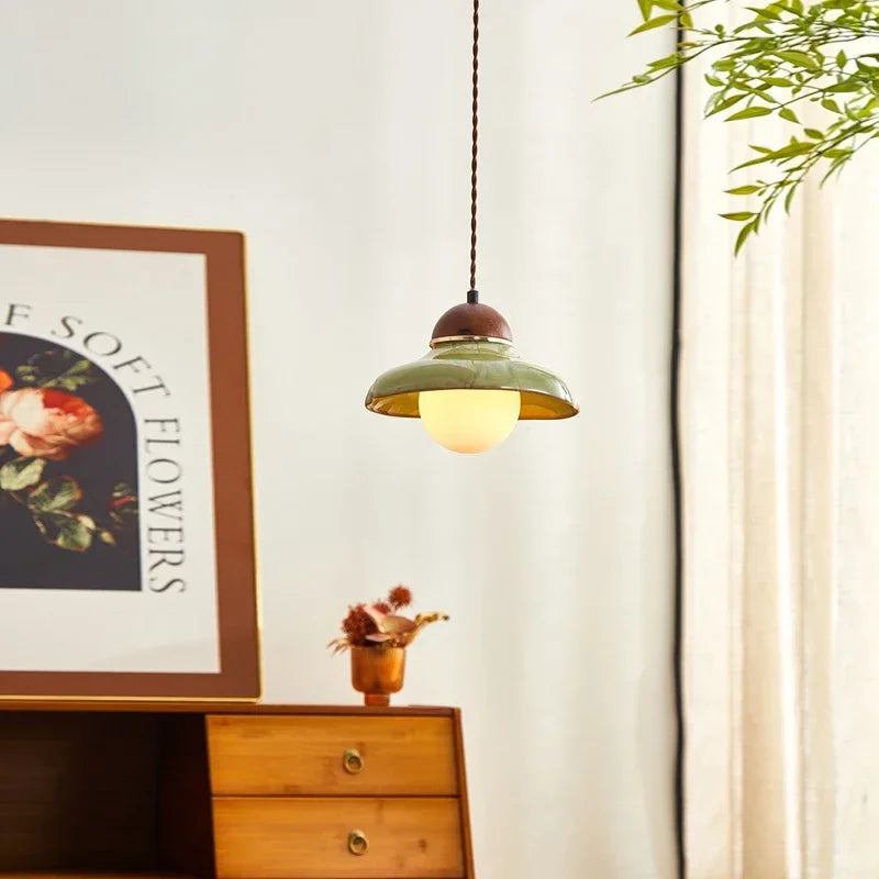 Green Ceramic Pendant Light