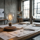 Floating Magnetic LED Table Lamp