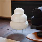 Wabi-Sabi Rice Paper LED Lamp