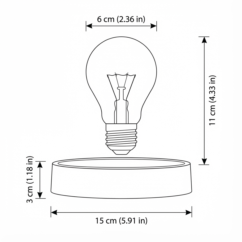 Floating Magnetic LED Table Lamp