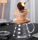 Hario V60 Glass Coffee Dripper Set – 500ml