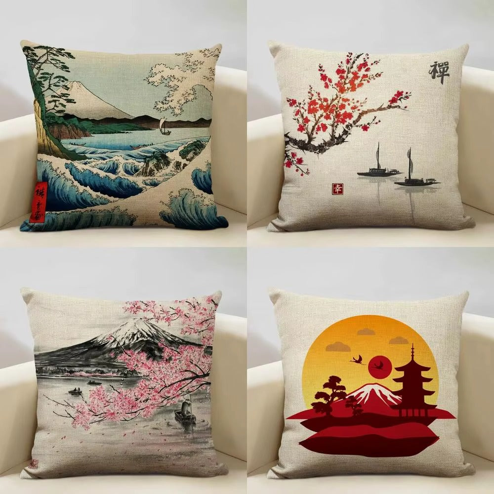 Japanese Art Cushion Covers – 50 × 50cm  Copy