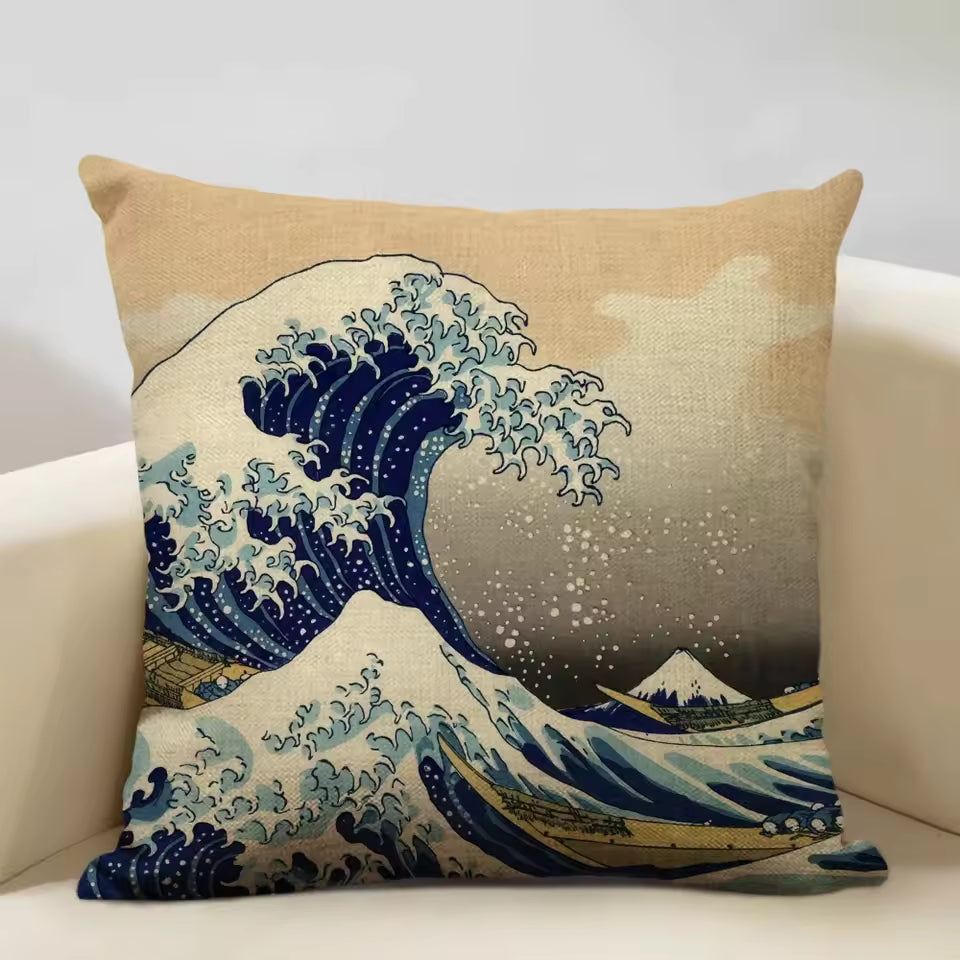 Japanese Art Cushion Covers – 50 × 50cm  Copy