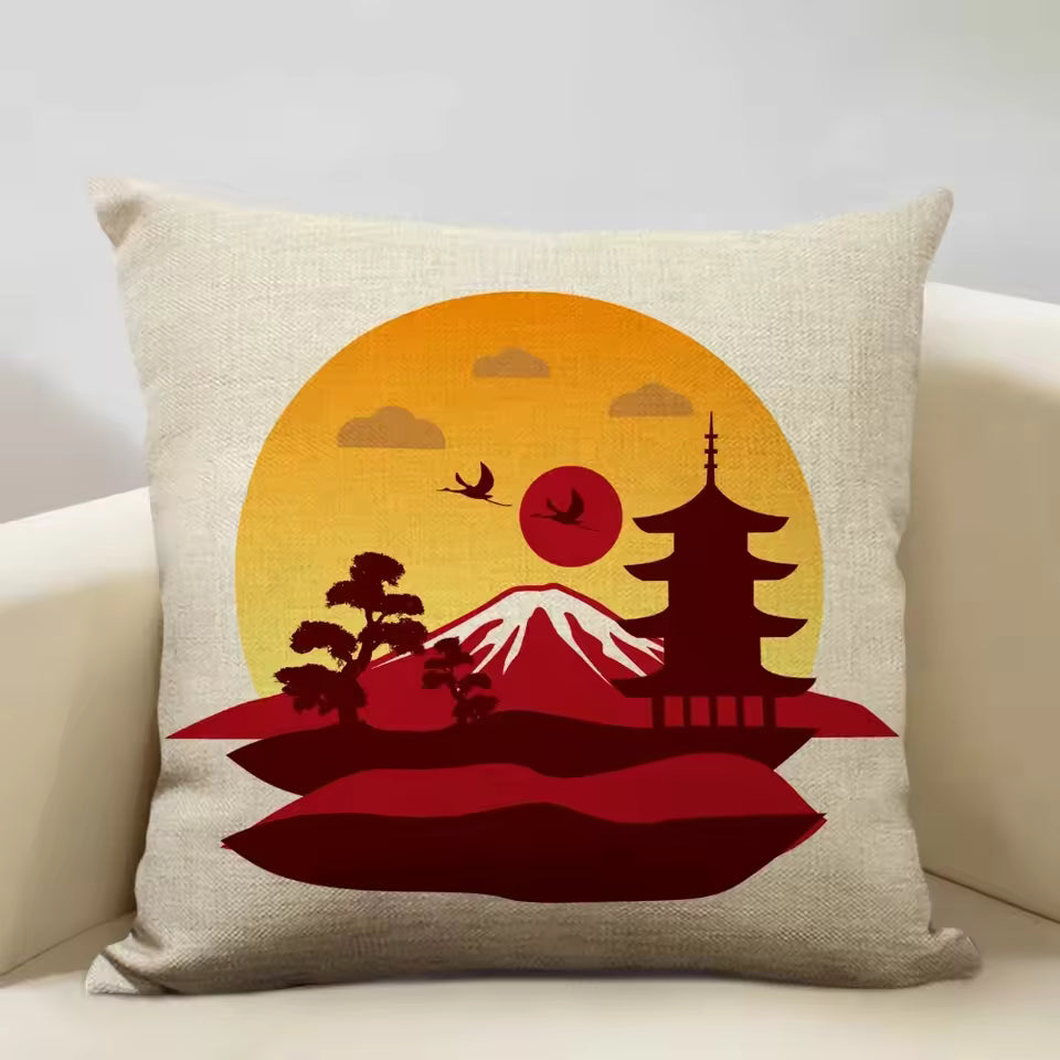 Japanese Art Cushion Covers – 50 × 50cm  Copy