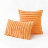 Ribbed Faux Fur Cushion Cover – Soft & Textured