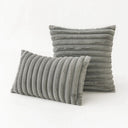 Ribbed Faux Fur Cushion Cover – Soft & Textured