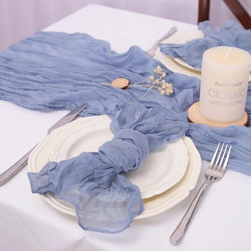 Set of 6 Cotton Gauze Napkins – 50 × 50cm
