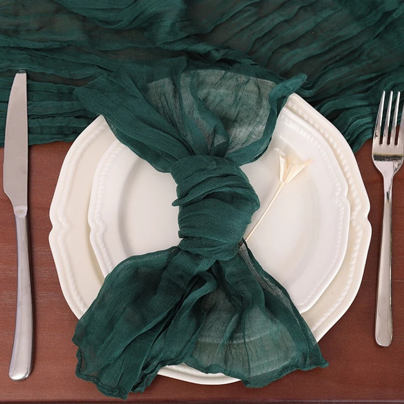 Set of 6 Cotton Gauze Napkins – 50 × 50cm