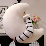 Crescent Moon Plush Cushion – Soft & Cosy