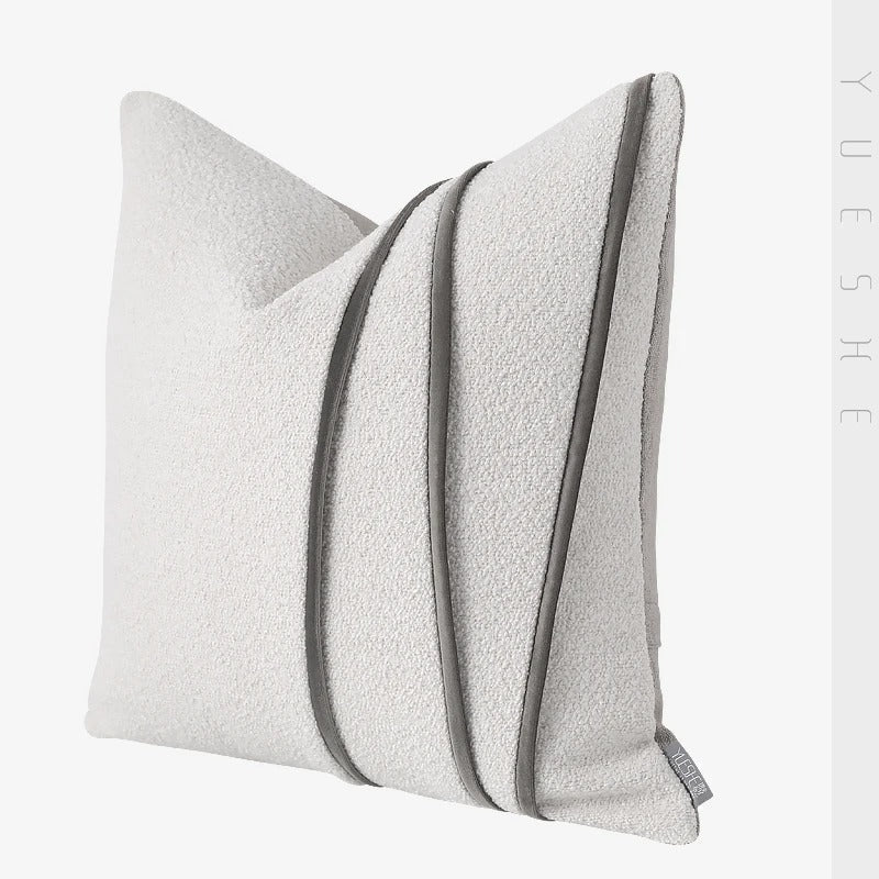 Minimalist Stitched Cushion – 45 × 45cm