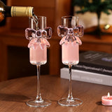 Rosé Papillon Champagne Flutes – Set of 2
