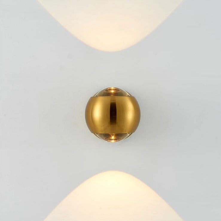 Modern Brass LED Wall Light
