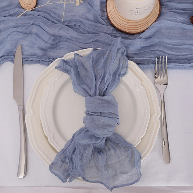 Set of 6 Cotton Gauze Napkins – 50 × 50cm