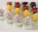 Tulip Bouquet Soy Wax Candle – Glass Dome Gift Candle