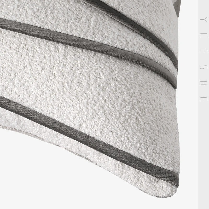 Minimalist Stitched Cushion – 45 × 45cm