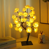 LED Rose Tree Table Lamp – USB Decorative Light 45cm