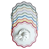 Floral Wave Faux Leather Placemats – 34cm