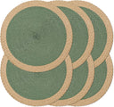 Set of 6 Woven Round Placemats – 38cm